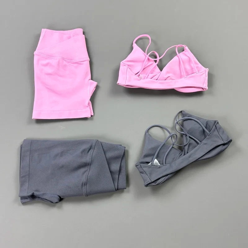 Seamless Halter Yoga Set