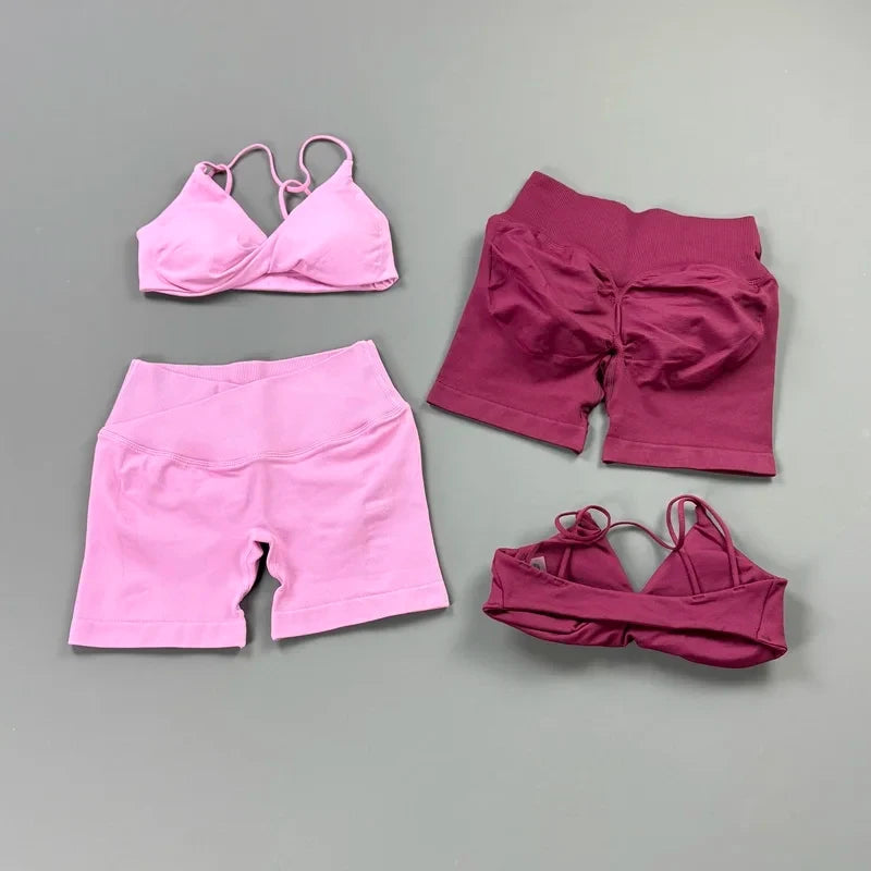Seamless Halter Yoga Set