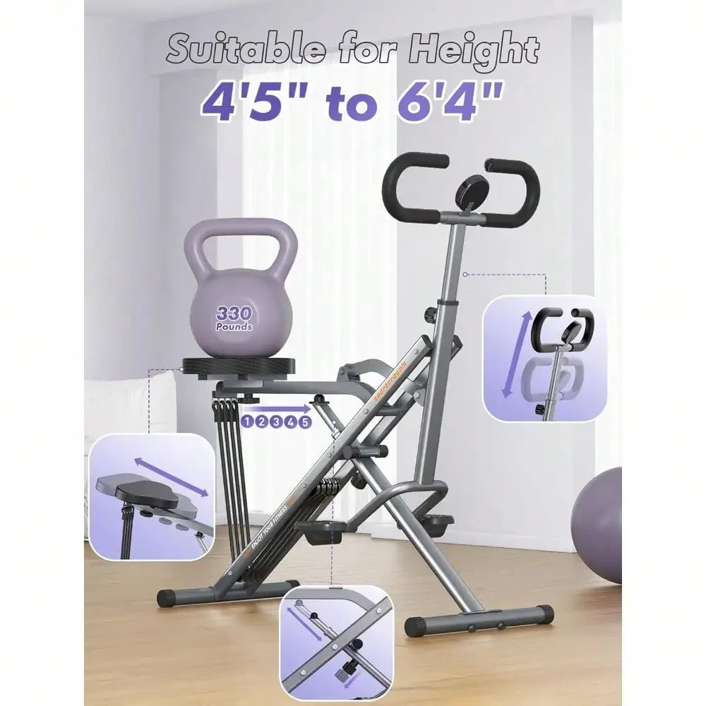 Pink Home Glute Squat Machine