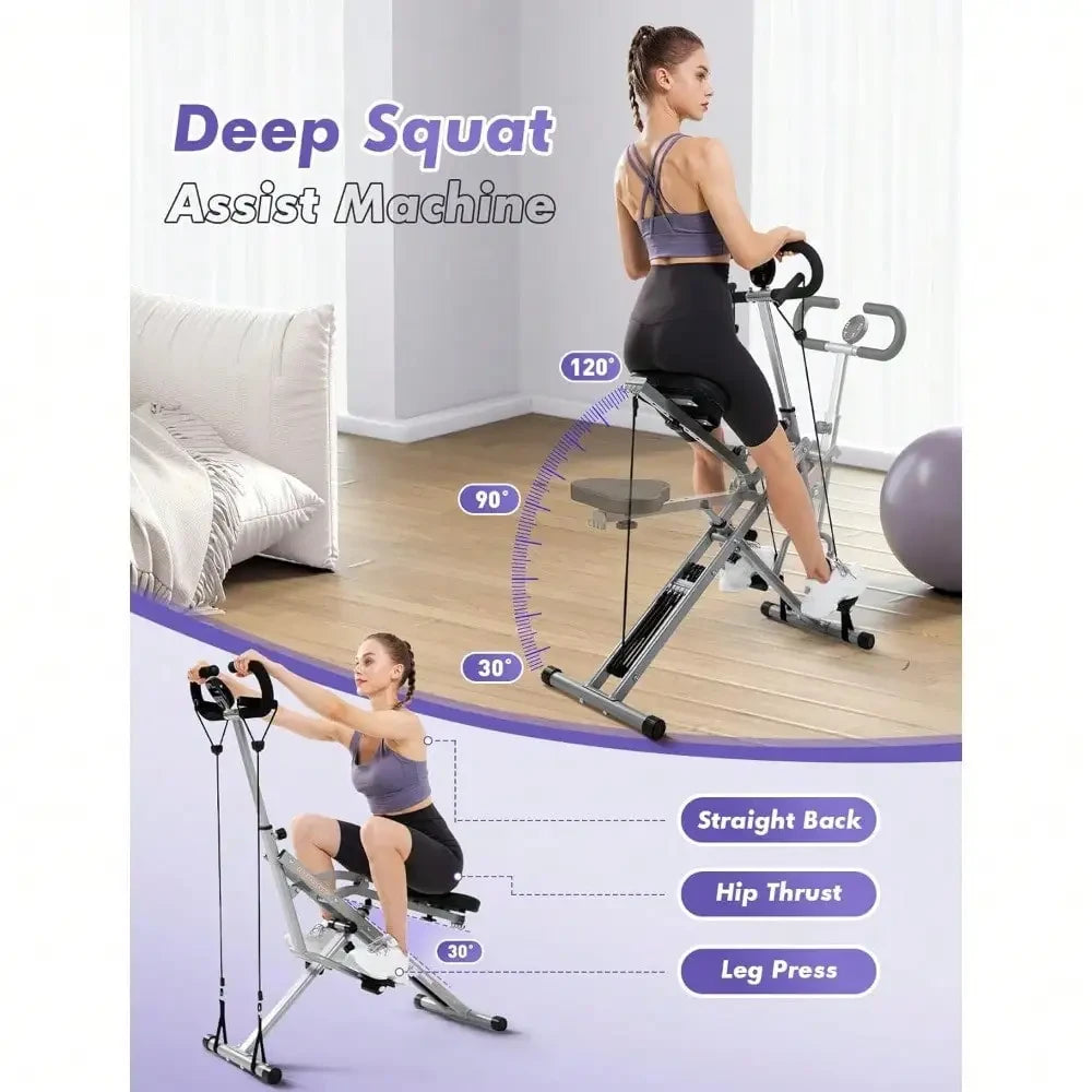 Pink Home Glute Squat Machine